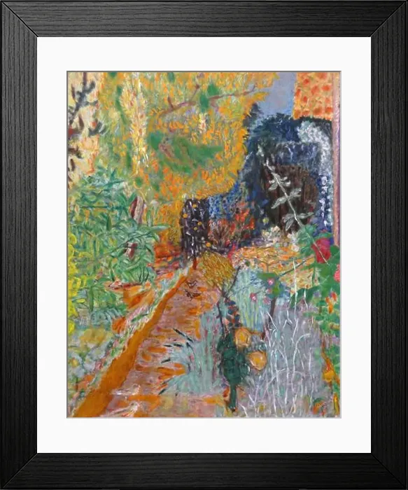 Framed Print : Le Jardin au Cannet by Pierre Bonnard (1867-1947) Framed Print : Le Jardin au Cannet by Pierre Bonnard (1867-1947)