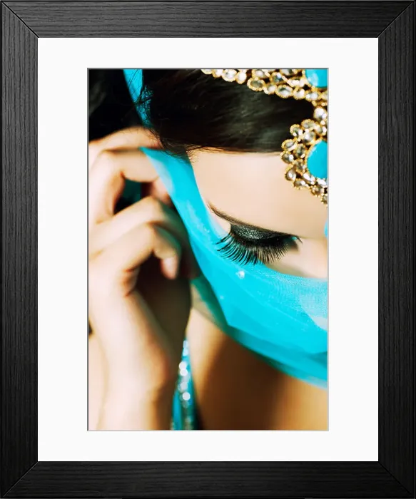 Framed Print : Beautiful Indian woman