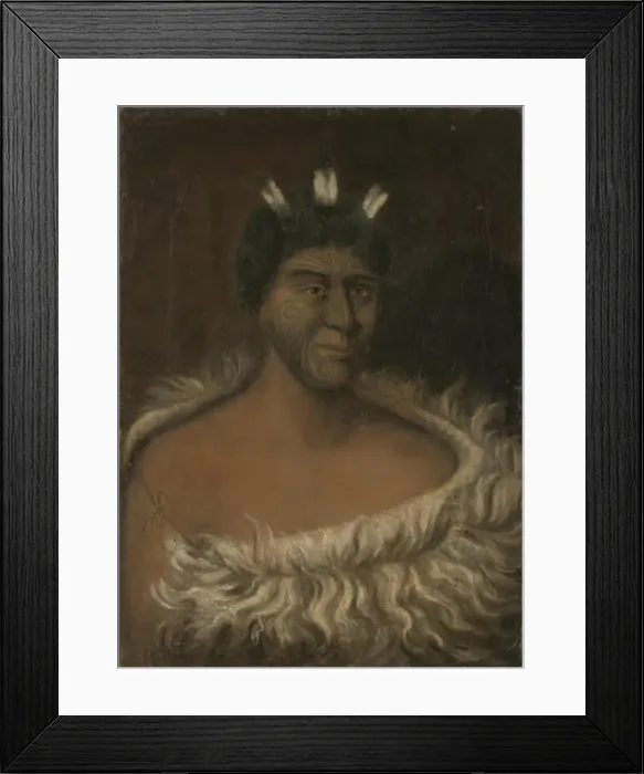 Framed Print : 1019 Portrait of Hone Heke, Ngāpuhi chief by William Duke National Library of Australia vn1865113 Framed Print : 1019 Portrait of Hone Heke, Ngāpuhi chief by William Duke National Library of Australia vn1865113