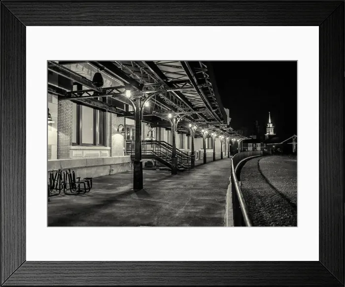 Framed Print : Union Station, Worcester, MA Framed Print : Union Station, Worcester, MA