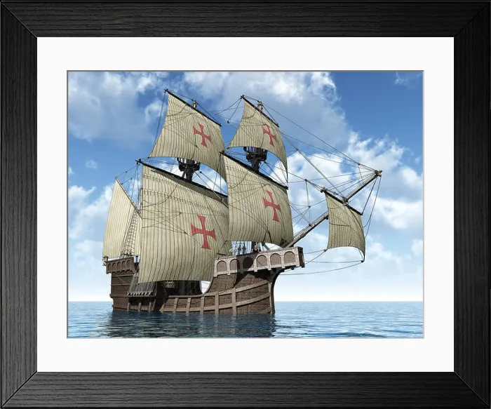 Framed Print : portuguese caravel Framed Print : portuguese caravel