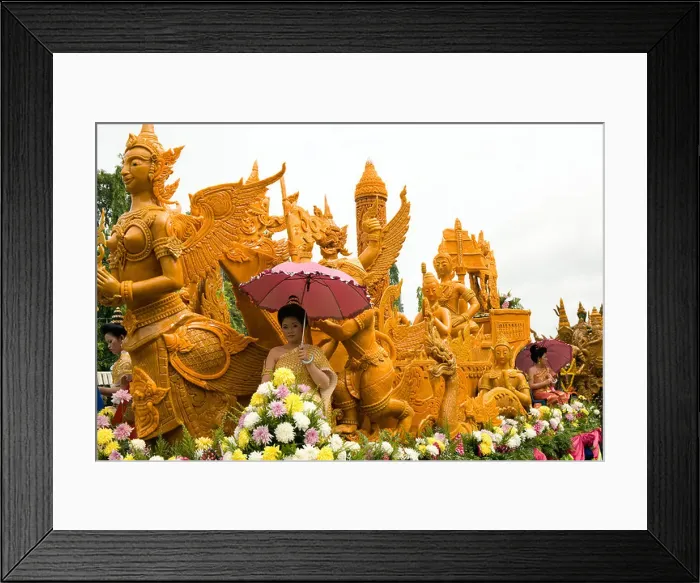 Framed Print : Khao Phansa (Candle and wax Festival) Ubon Ratachatani Thailand Framed Print : Khao Phansa (Candle and wax Festival) Ubon Ratachatani Thailand
