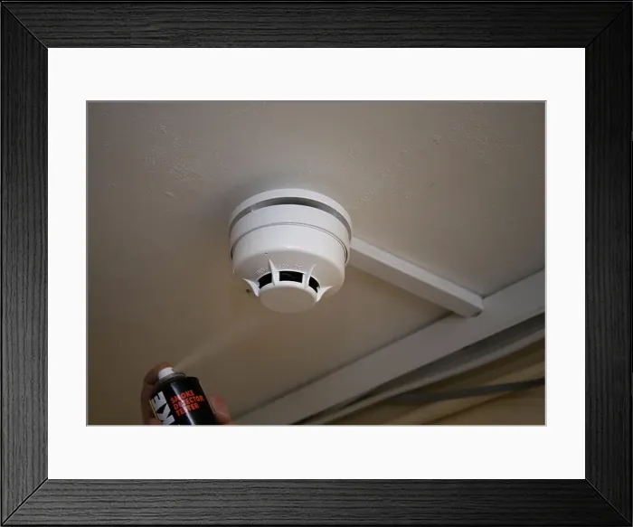 Framed Print : Fitting of Domestic and Commercial Electrical Fire Equipment, Installation and wiring units devices fire safety systems Framed Print : Fitting of Domestic and Commercial Electrical Fire Equipment, Installation and wiring units devices fire safety systems
