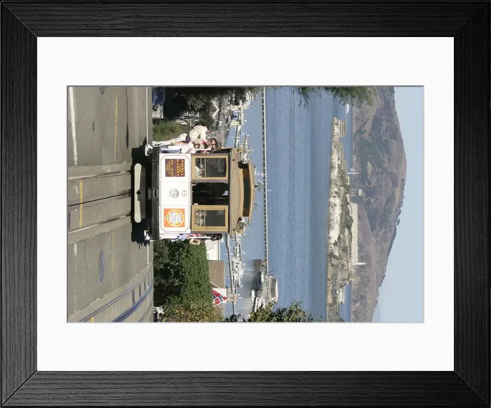 Framed Print : Tram Hyde ST San Francisco California USA Framed Print : Tram Hyde ST San Francisco California USA
