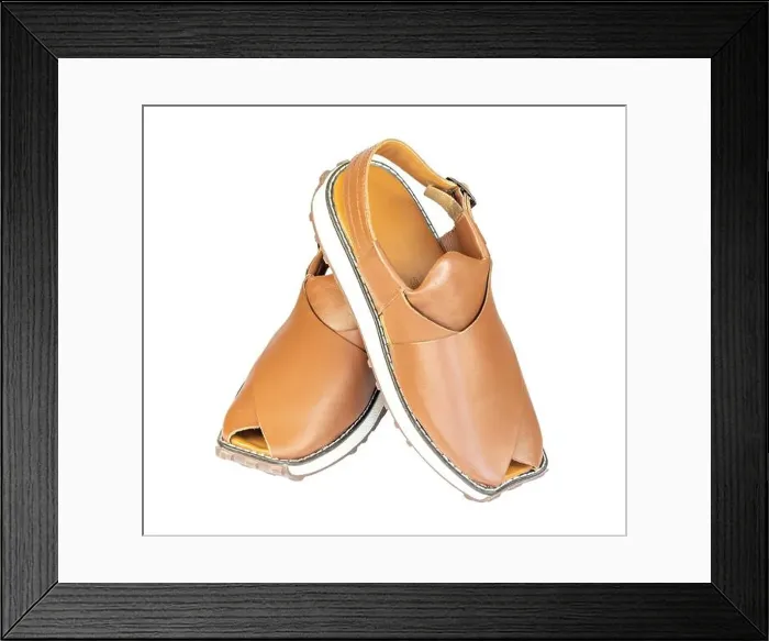 Framed Print : Peshawari chappal is a traditional footwear of Pakistan, worn especially by Pashtuns in the Khyber Pakhtunkhwa Framed Print : Peshawari chappal is a traditional footwear of Pakistan, worn especially by Pashtuns in the Khyber Pakhtunkhwa