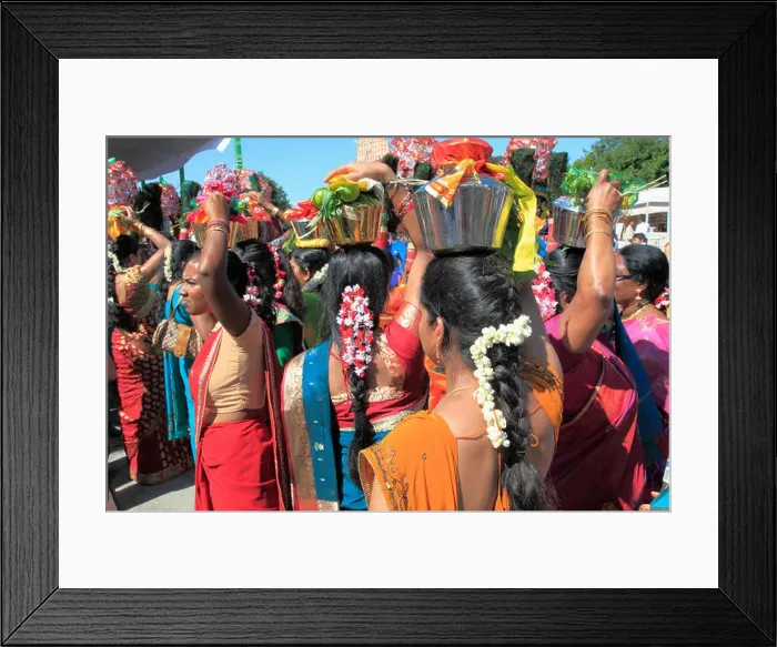 Framed Print : Thaipusam hindu festival, tamil people, Montreal, Canada Framed Print : Thaipusam hindu festival, tamil people, Montreal, Canada