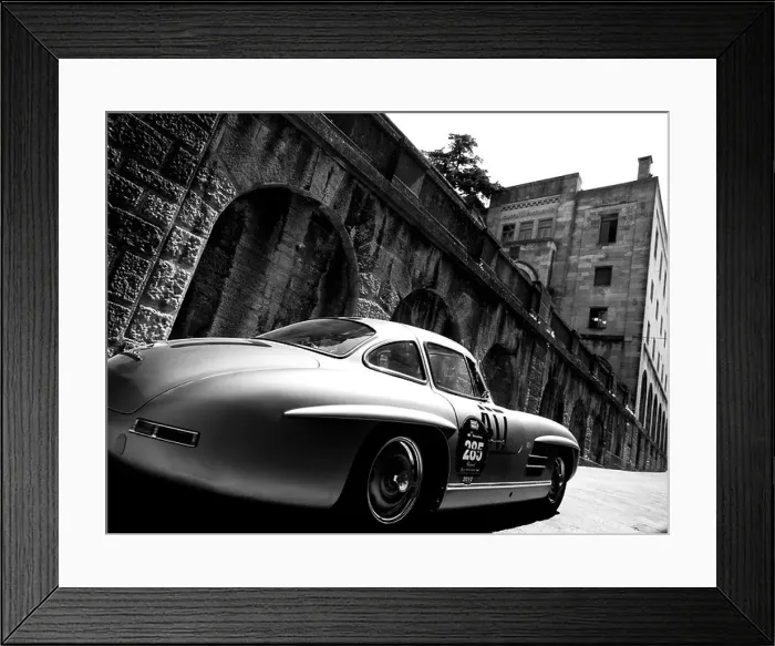 Framed Print : Mercedes Benz 300 SL Gullwing, Flügeltürer, San Marino Framed Print : Mercedes Benz 300 SL Gullwing, Flügeltürer, San Marino