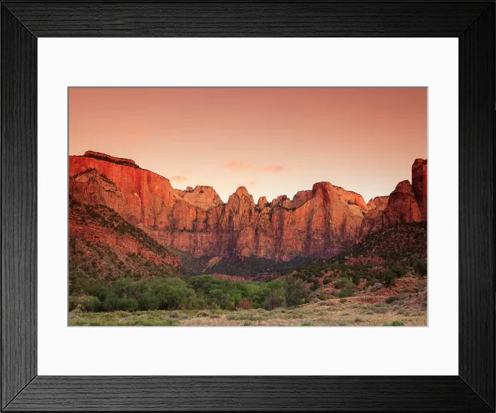 Framed Print : USA, Utah, Zion National Park, Towers of the Virgin Framed Print : USA, Utah, Zion National Park, Towers of the Virgin