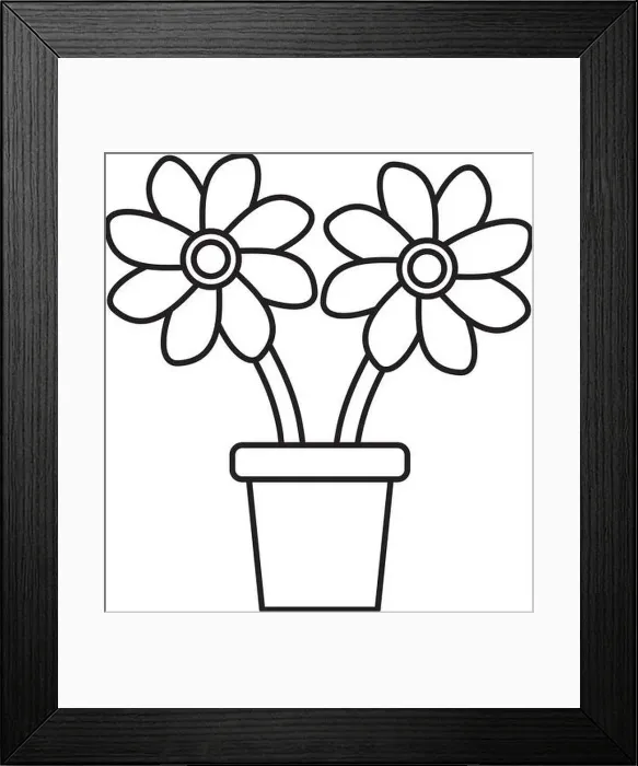 Framed Print : Flowers in vase Framed Print : Flowers in vase