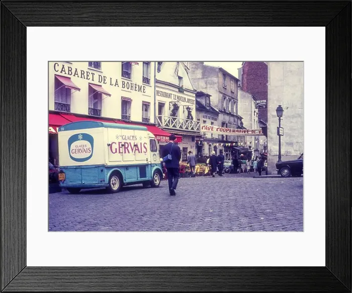 Framed Print : May 1966 archive photograph of Rue Du Mont Cenis, Montmartre, Paris Framed Print : May 1966 archive photograph of Rue Du Mont Cenis, Montmartre, Paris
