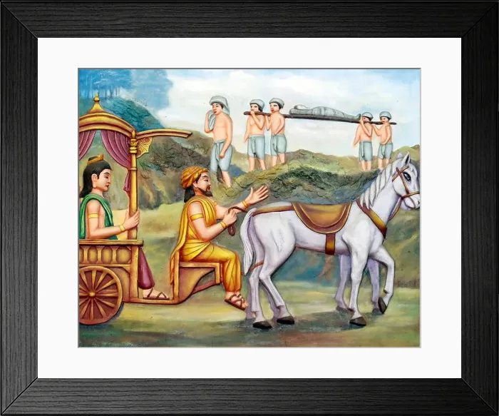 Framed Print : Ba Vang buddhist temple. During his visit to the Royal park Framed Print : Ba Vang buddhist temple. During his visit to the Royal park