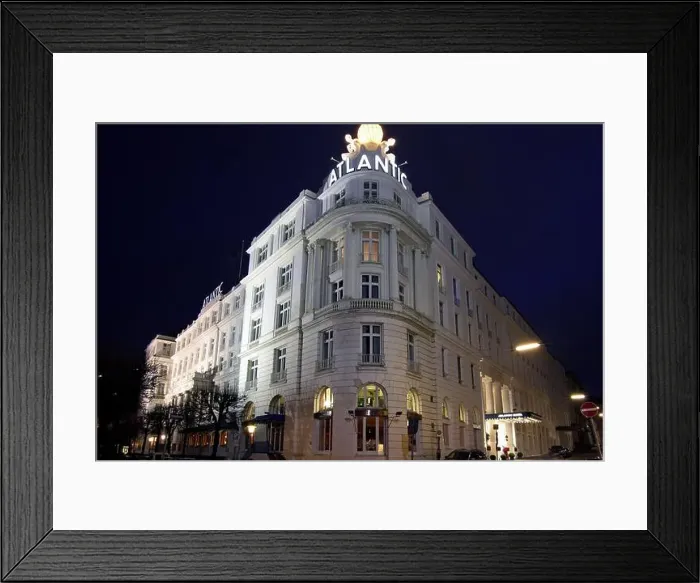 Framed Print : Hotel Atlantic Kempinski, Hamburg, Germany Framed Print : Hotel Atlantic Kempinski, Hamburg, Germany