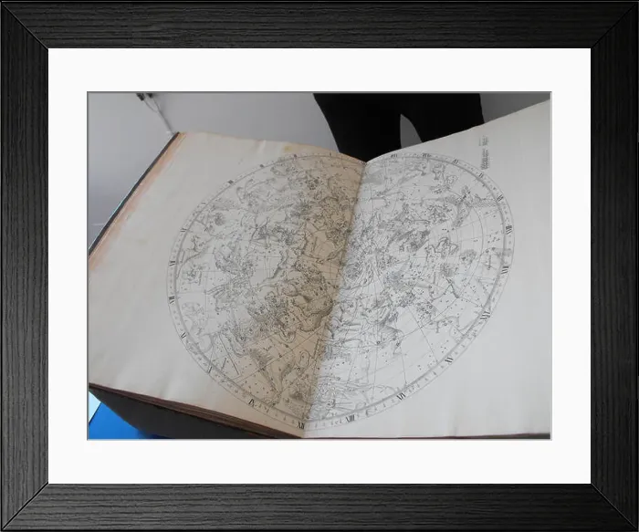 Framed Print : Atlas Coelestis (Flamsteed) 3993 refers to a celestial atlas created by John Flamsteed Framed Print : Atlas Coelestis (Flamsteed) 3993 refers to a celestial atlas created by John Flamsteed