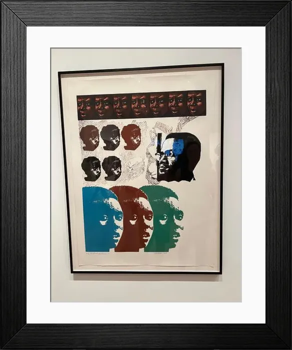 Framed Print : Malcolm X Speaks for Us, Linoleum cut, 1969. Artist's proof. Elizabeth Catlett Framed Print : Malcolm X Speaks for Us, Linoleum cut, 1969. Artist's proof. Elizabeth Catlett