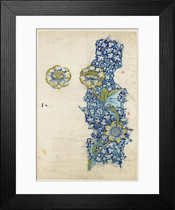 Framed Print : Kennet, 1883 By William Morris, Watercolour, Decorative Arts, Interior design, Pattern Framed Print : Kennet, 1883 By William Morris, Watercolour, Decorative Arts, Interior design, Pattern