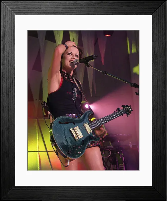 Framed Print : Dolores O'Riordan of The Cranberries performs at Chastain Park Amphitheatre in Atlanta Framed Print : Dolores O'Riordan of The Cranberries performs at Chastain Park Amphitheatre in Atlanta