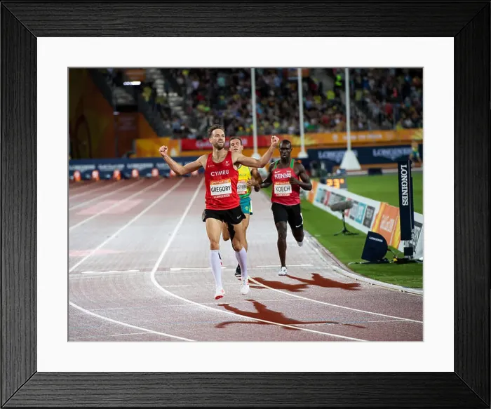 Framed Print : Men's Decathlon 1500m-Commonwealth Games 2018 Framed Print : Men's Decathlon 1500m-Commonwealth Games 2018