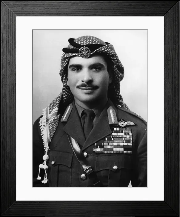 Framed Print : Hussein bin Talal, 14.11.1935 - 7