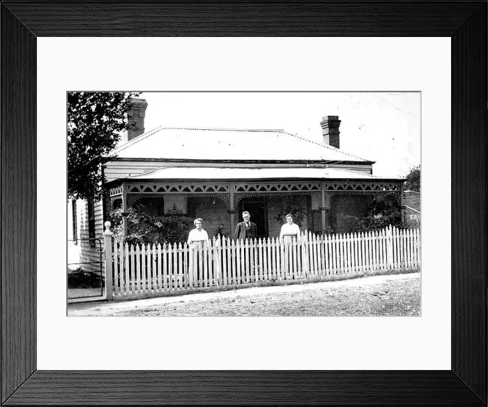 Framed Print : Negative - Numurkah, Victoria, 1919 Framed Print : Negative - Numurkah, Victoria, 1919