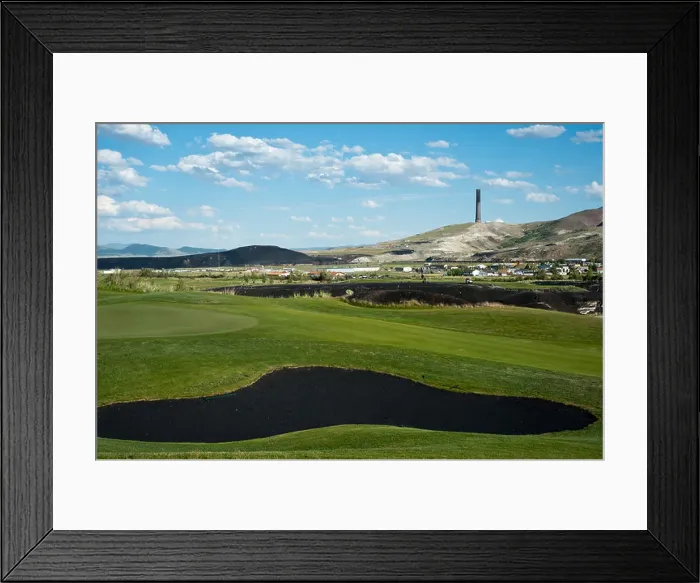Framed Print : Smelter stack as seen from Old Works Golf Course in Anaconda, Montana Framed Print : Smelter stack as seen from Old Works Golf Course in Anaconda, Montana