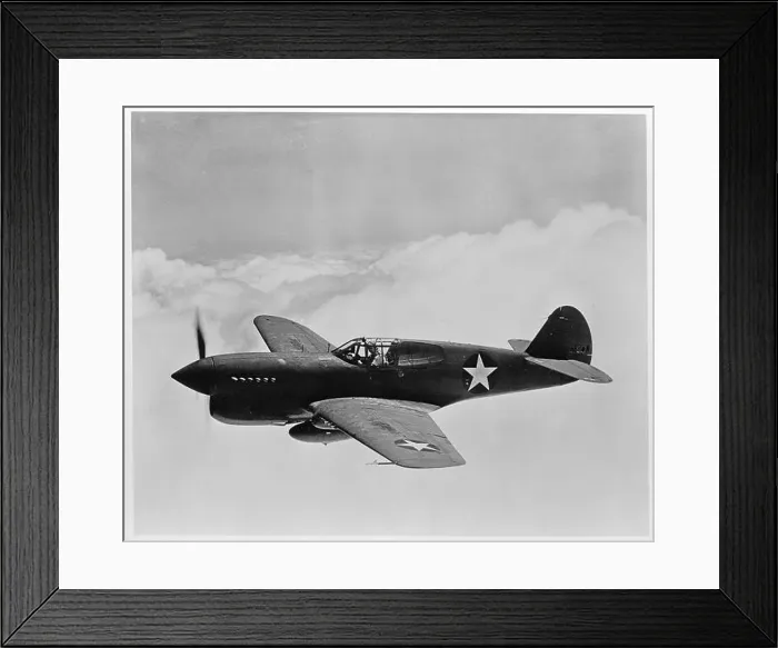 Framed Print : The P-40 single-engine fighter plane, 1944 Framed Print : The P-40 single-engine fighter plane, 1944