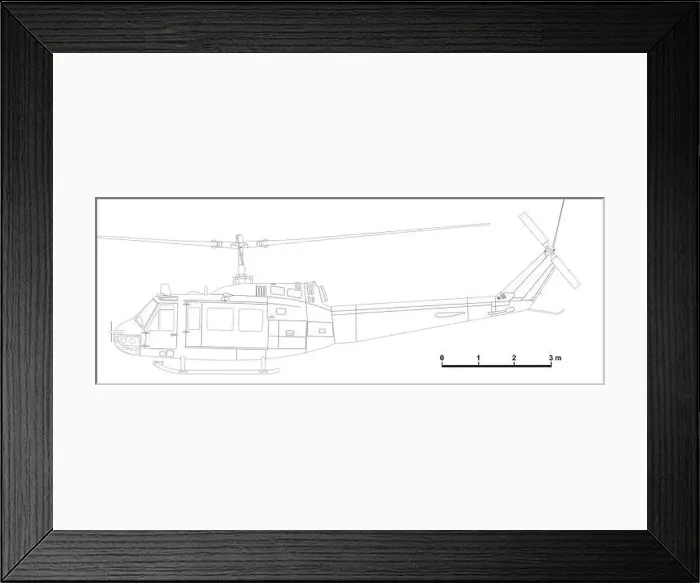 Framed Print : Bell UH-1D Iroquois Framed Print : Bell UH-1D Iroquois