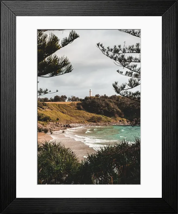 Framed Print : Yamba main beach one sunny morning. Yamba, New South Wales Framed Print : Yamba main beach one sunny morning. Yamba, New South Wales