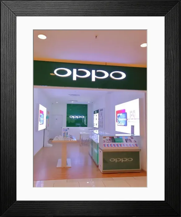 Framed Print : Oppo mobile phone shop in Bukit Bintang Kuala Lumpur Malaysia Framed Print : Oppo mobile phone shop in Bukit Bintang Kuala Lumpur Malaysia