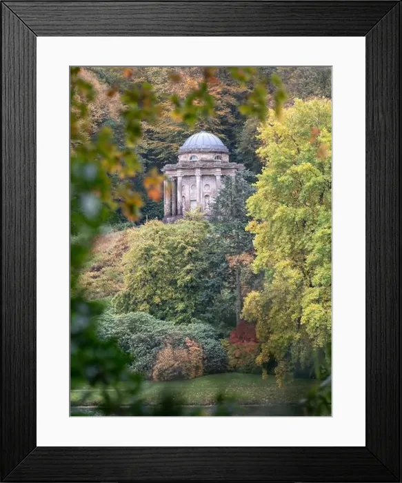 Framed Print : Temple of Apollo located amidst trees Framed Print : Temple of Apollo located amidst trees