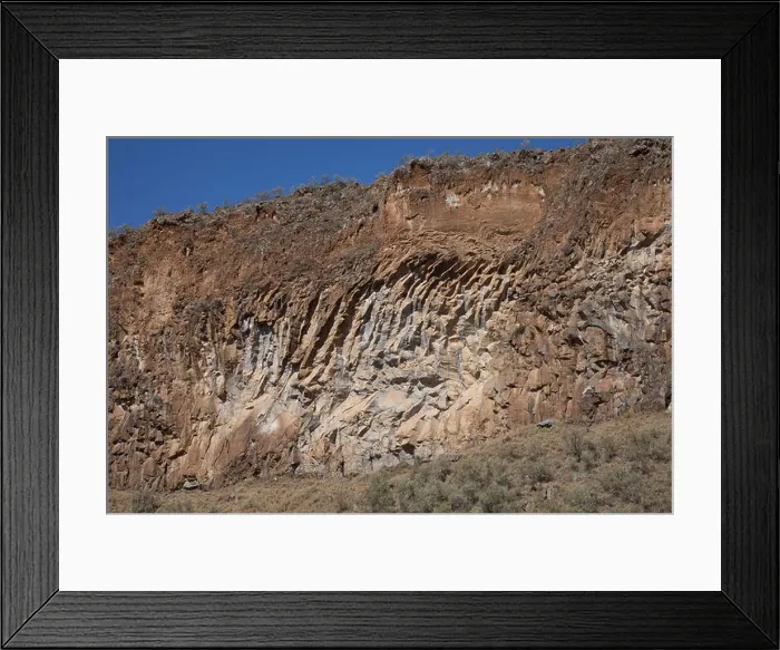 Framed Print : Rock outcrops of columnar basalt Hells Gate Rift Valley Kenya East Africa Framed Print : Rock outcrops of columnar basalt Hells Gate Rift Valley Kenya East Africa