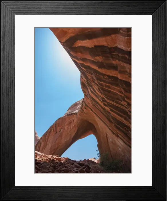 Framed Print : Bement Arch, also known as Nemo Arch, in Davis Gulch, Utah Framed Print : Bement Arch, also known as Nemo Arch, in Davis Gulch, Utah