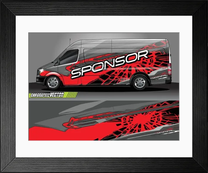 Framed Print : car wrap design. simple lines with abstract background vector concept for vehicle vinyl wrap and automotive decal livery Framed Print : car wrap design. simple lines with abstract background vector concept for vehicle vinyl wrap and automotive decal livery