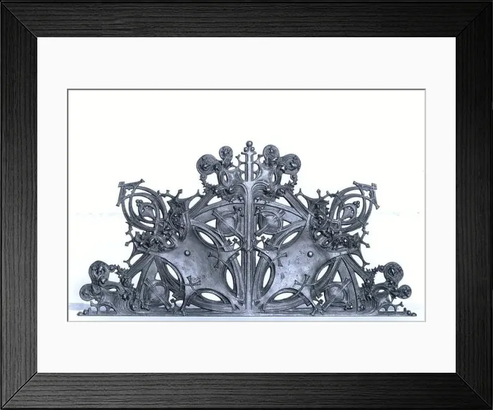 Framed Print : Elevator Door Ornament from the Schlesinger and Mayer Department Store Framed Print : Elevator Door Ornament from the Schlesinger and Mayer Department Store