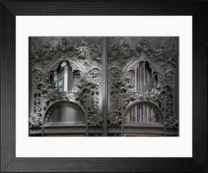 Framed Print : Chicago architecture.Chicago Madison Street entrance of Carson Pirie Scott & Co Framed Print : Chicago architecture.Chicago Madison Street entrance of Carson Pirie Scott & Co