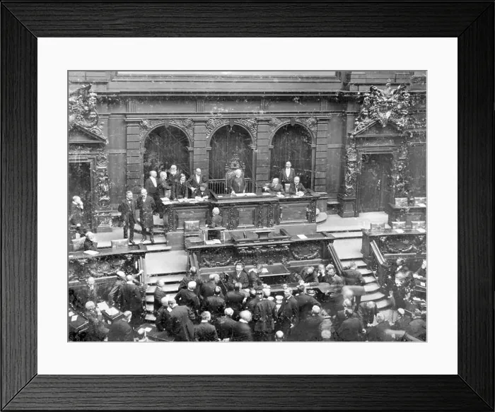 Framed Print : The German parliament, 1907 Framed Print : The German parliament, 1907