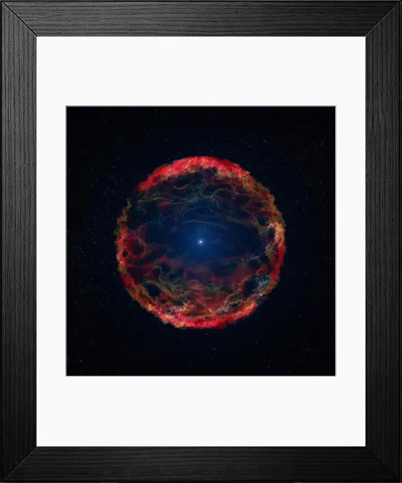 Framed Print : SN 1993J is a supernova observed in the galaxy M81 Framed Print : SN 1993J is a supernova observed in the galaxy M81