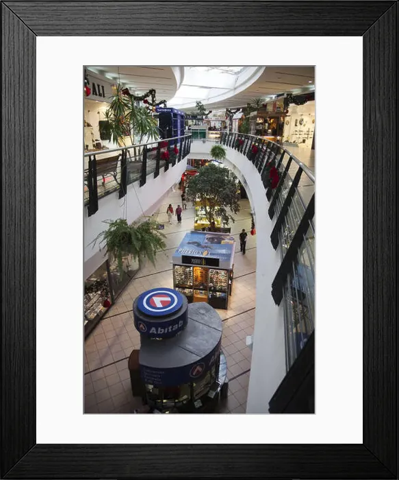 Framed Print : Uruguay, Punta del Este, Punta Shopping Mall, interior Framed Print : Uruguay, Punta del Este, Punta Shopping Mall, interior