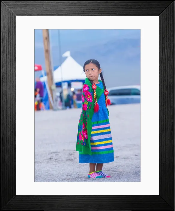 Framed Print : Native American girl takes part at the 25th Annual Paiute Tribe Pow Wow Framed Print : Native American girl takes part at the 25th Annual Paiute Tribe Pow Wow