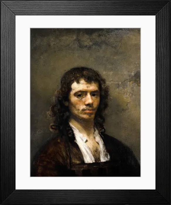 Framed Print : Carel Fabritius, Self-portrait. Circa 1645. Oil on panel. Museum Boijmans Van Beuningen, Rotterdam, Netherlands Framed Print : Carel Fabritius, Self-portrait. Circa 1645. Oil on panel. Museum Boijmans Van Beuningen, Rotterdam, Netherlands
