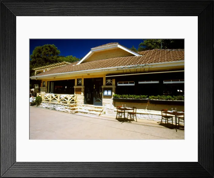Framed Print : Le Kiosk restaurant Shelley Beach Manly Sydney Australia Framed Print : Le Kiosk restaurant Shelley Beach Manly Sydney Australia