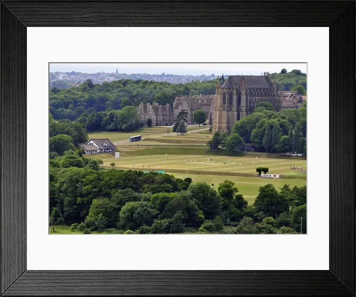 Framed Print : View of Lancing College, West Sussex Framed Print : View of Lancing College, West Sussex