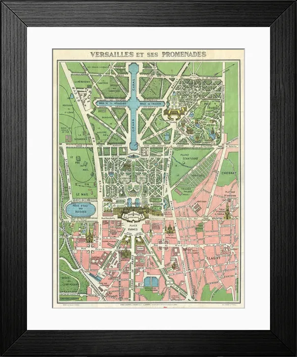 Framed Print : Versailles et ses Promenades Framed Print : Versailles et ses Promenades