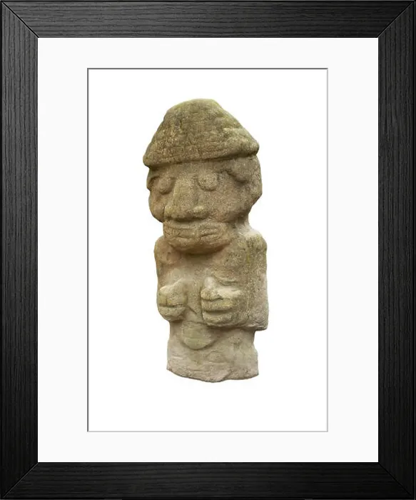 Framed Print : Stone statues of the idols of Mexican Mayans, the ancient Indians Framed Print : Stone statues of the idols of Mexican Mayans, the ancient Indians
