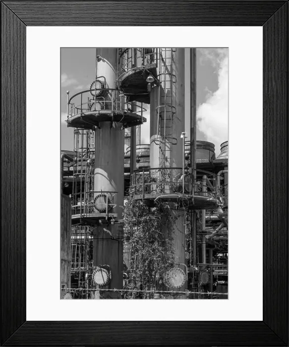 Framed Print : The abandoned Commonwealth Oil Refining Company Framed Print : The abandoned Commonwealth Oil Refining Company