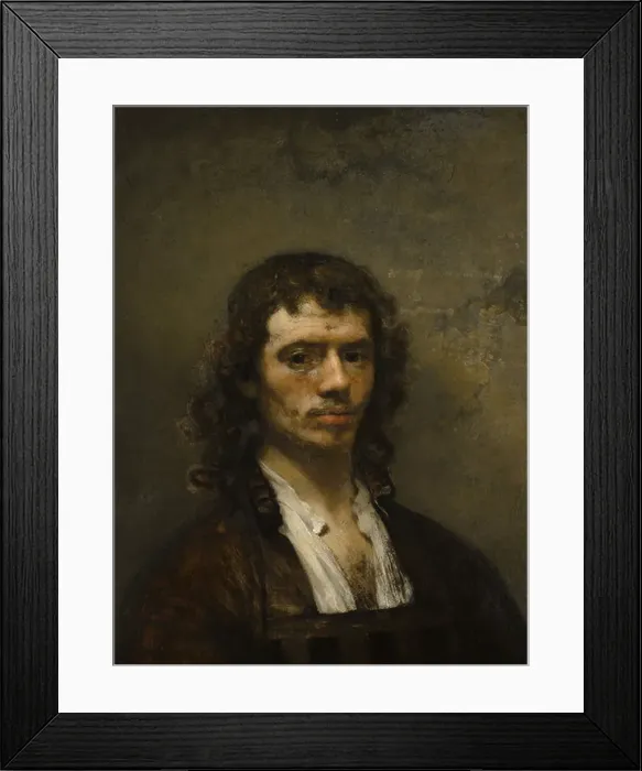Framed Print : Self-Portrait, c. 1645. Artist: Fabritius, Carel (1622-1654) Framed Print : Self-Portrait, c. 1645. Artist: Fabritius, Carel (1622-1654)