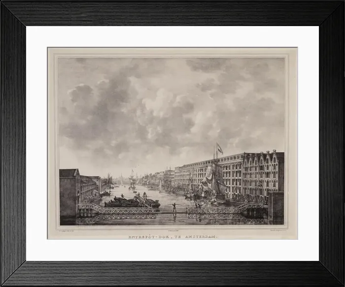 Framed Print : N / A. Nederlands: Beschrijving Entrepòt-Dok Framed Print : N / A. Nederlands: Beschrijving Entrepòt-Dok