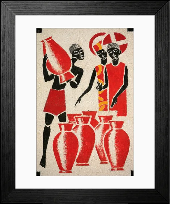 Framed Print : The Wedding feast at Cana The Keur Moussa abbey church fresco was designed and painted in 1963 by Dom Georges Saget Framed Print : The Wedding feast at Cana The Keur Moussa abbey church fresco was designed and painted in 1963 by Dom Georges Saget