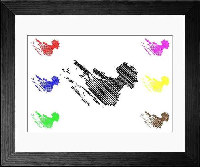 Framed Print : Zadar County (Counties of Croatia) Framed Print : Zadar County (Counties of Croatia)