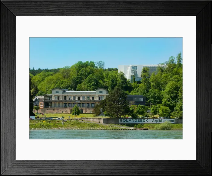 Framed Print : Deutschland, Rheinland-Pfalz, Rolandseck, Arp Museum Bahnhof Rolandseck Framed Print : Deutschland, Rheinland-Pfalz, Rolandseck, Arp Museum Bahnhof Rolandseck