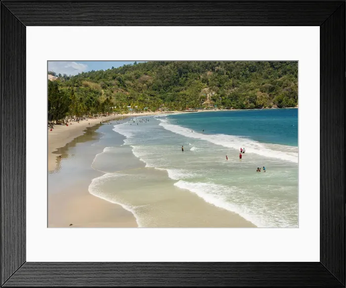 Framed Print : A beautiful day at Maracas Beach, Trinidad Framed Print : A beautiful day at Maracas Beach, Trinidad